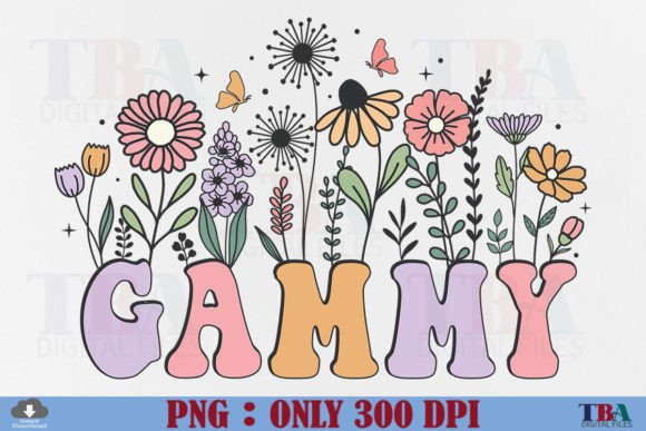 Download Gammy PNG Sublimation Flower Mothers Day - Mothers Collection