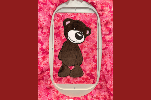 Download Bear Applique-Machine Embroidery Pattern - Embroidery pattern Collection