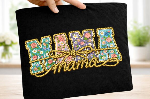 Download Floral MAMA Yarn Crochet Mothers Day Png - Mothers Collection